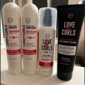 LUS hair product for curly hair
